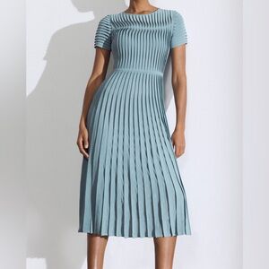 The Fold London Allegra Pleated Dress